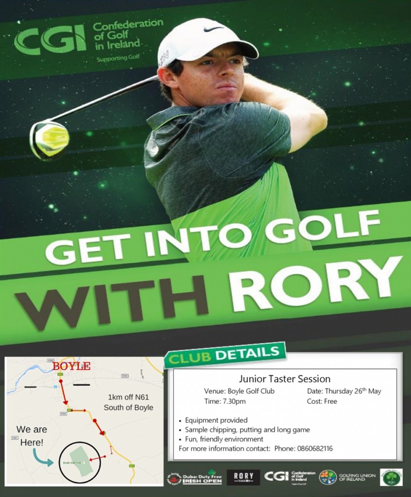 Get into Golf Event Poster